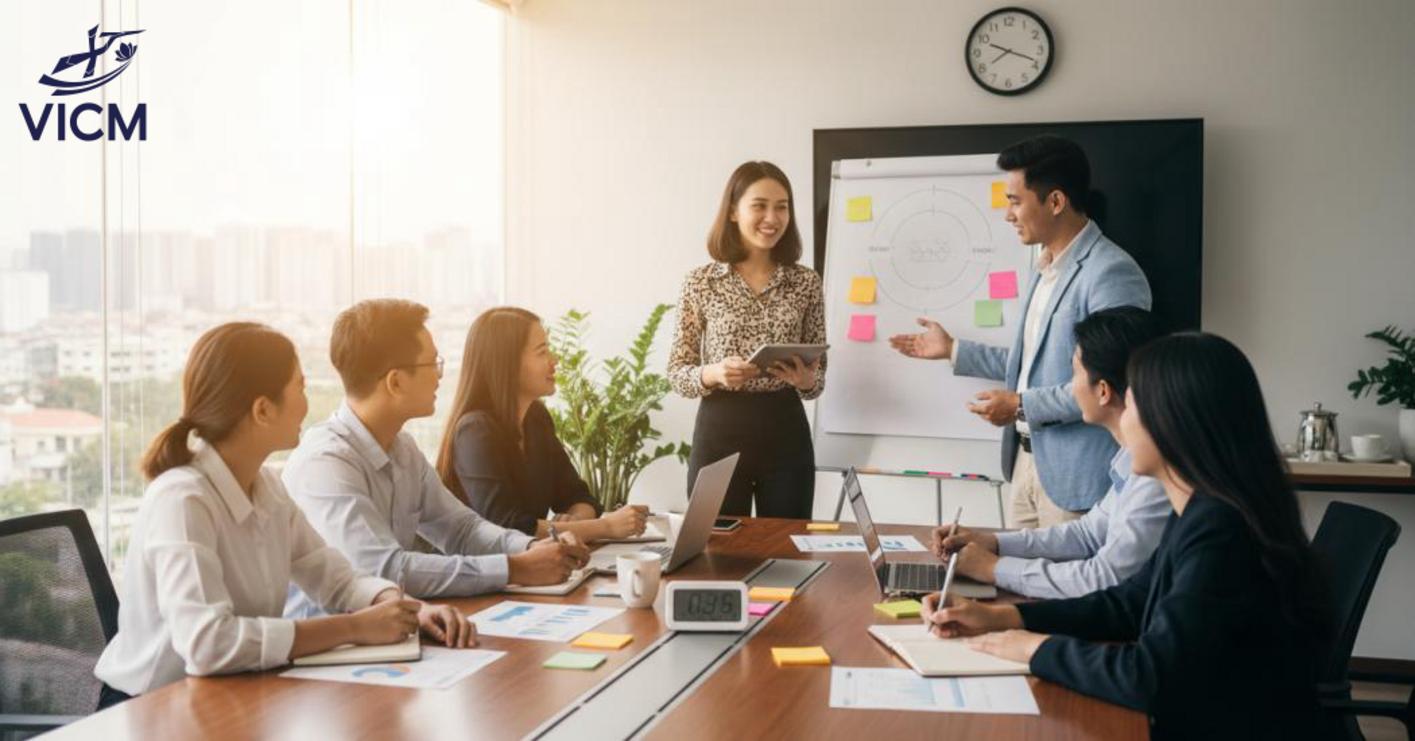 Đào tạo kỹ năng mềm giúp nhân viên phối hợp tốt, thích nghi nhanh và nâng cao hiệu suất đội ngũ. Đào tạo kỹ năng mềm giúp nhân viên phối hợp tốt, thích nghi nhanh và nâng cao hiệu suất đội ngũ.