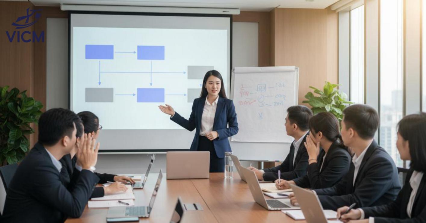 Corporate Training giúp doanh nghiệp FDI thích ứng hội nhập quốc tế và nâng chuẩn năng lực nhân sự. Corporate Training giúp doanh nghiệp FDI thích ứng hội nhập quốc tế và nâng chuẩn năng lực nhân sự.