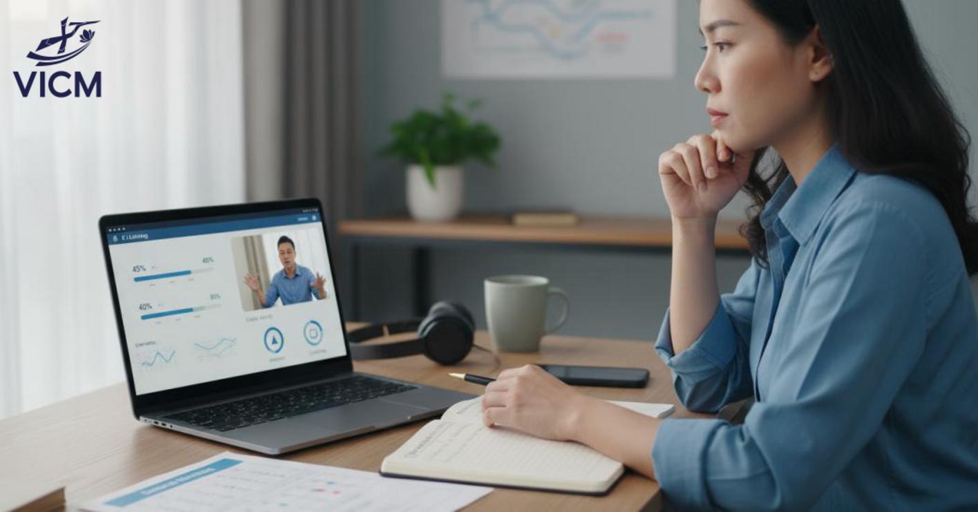 Chọn khóa học cần bám sát mục tiêu cụ thể, có lộ trình rõ ràng và tạo được thay đổi đo lường được. Chọn khóa học cần bám sát mục tiêu cụ thể, có lộ trình rõ ràng và tạo được thay đổi đo lường được.