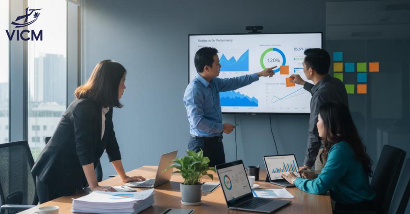 Đo lường KPI, ROI và chỉ số vận hành giúp In-house Training tạo tăng trưởng thực chất. Đo lường KPI, ROI và chỉ số vận hành giúp In-house Training tạo tăng trưởng thực chất.