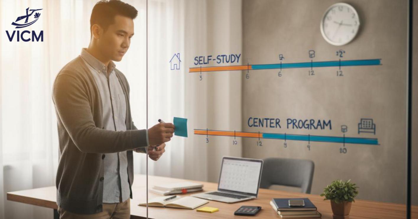 Xác định mục tiêu cụ thể giúp chọn lộ trình phù hợp, tránh học lan man và tối ưu thời gian, chi phí. Xác định mục tiêu cụ thể giúp chọn lộ trình phù hợp, tránh học lan man và tối ưu thời gian, chi phí.