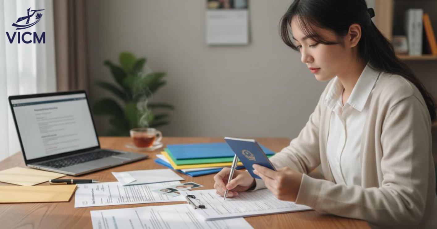 Hồ sơ xin visa du học Hàn Quốc cần được rà soát kỹ, vì thiếu hoặc sai giấy tờ sẽ kéo dài xét duyệt. Hồ sơ xin visa du học Hàn Quốc cần được rà soát kỹ, vì thiếu hoặc sai giấy tờ sẽ kéo dài xét duyệt.