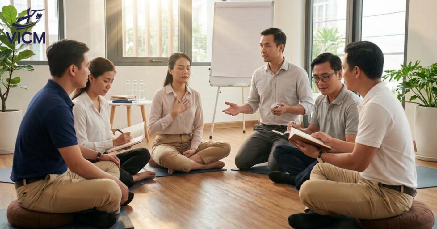 Mô hình đào tạo nội tâm kết hợp thể chất để phát triển đội ngũ từ gốc rễ Mô hình đào tạo nội tâm kết hợp thể chất để phát triển đội ngũ từ gốc rễ