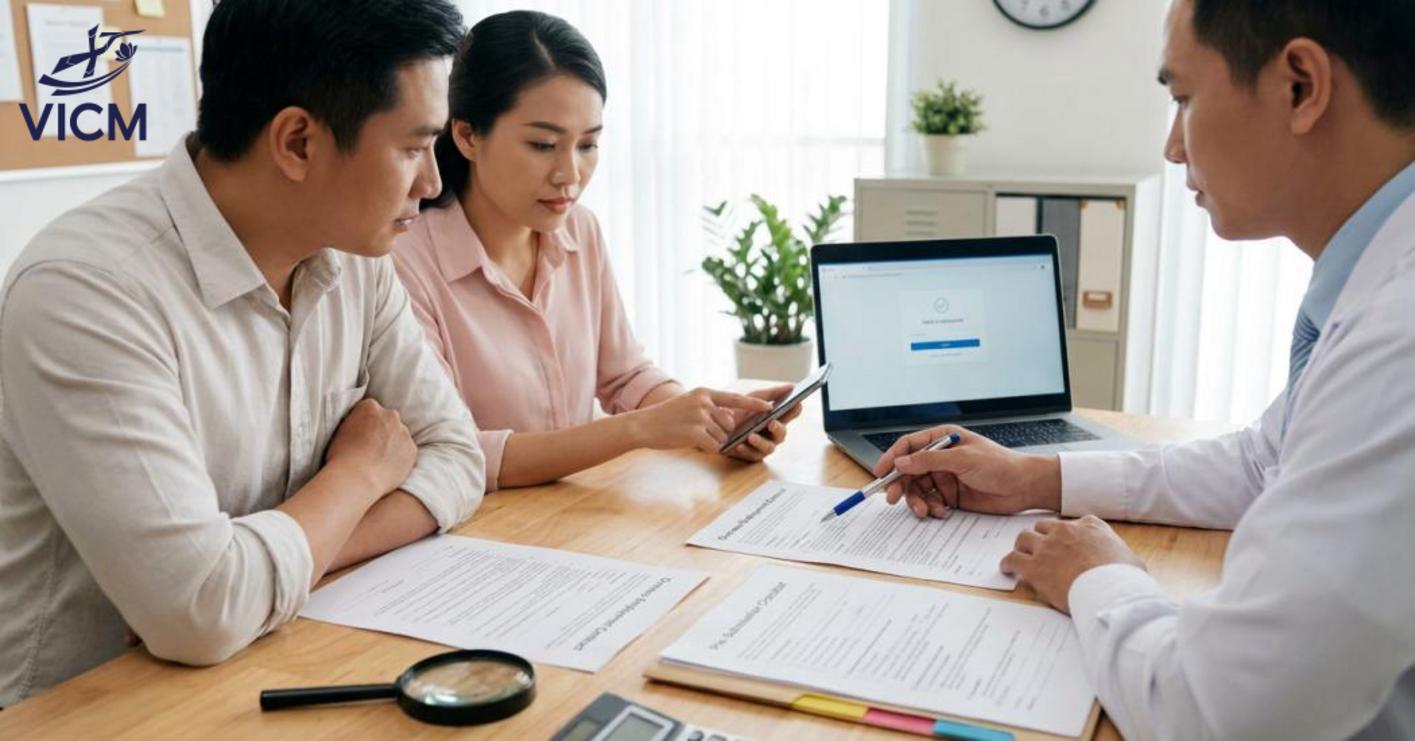 Hành động cần làm trước khi nộp hồ sơ