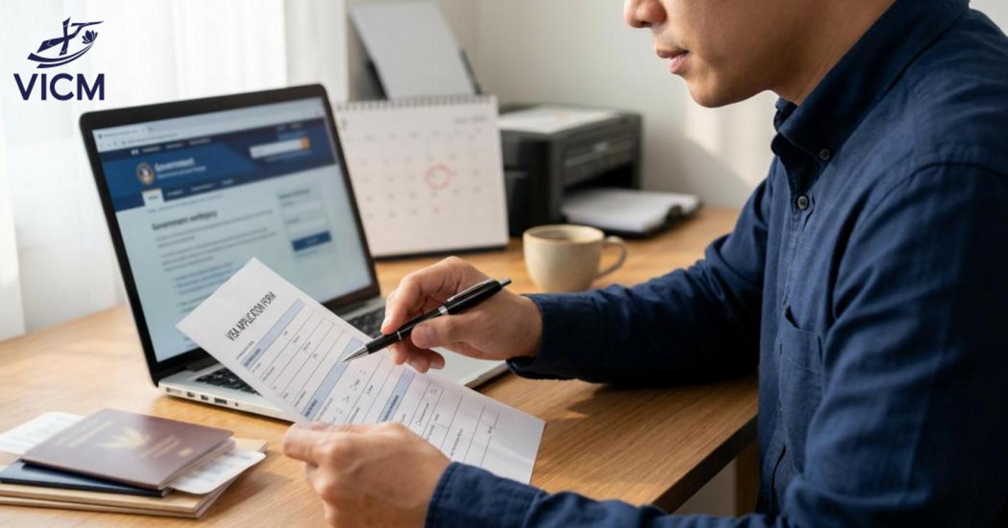 Mẫu đơn xin visa Hàn Quốc và nơi tải tờ khai mới nhất