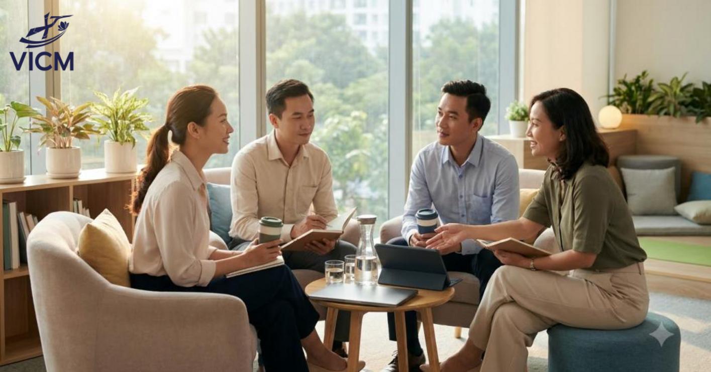 Career Development giúp nhân sự duy trì năng lượng, phát triển năng lực và định hướng nghề nghiệp bền vững trong môi trường làm việc lành mạnh.