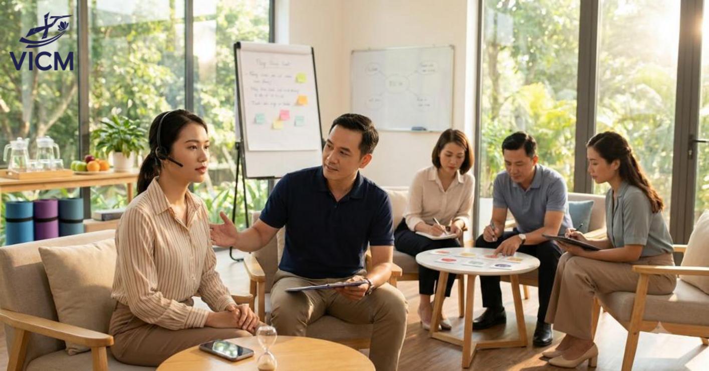 Cùng VICM thiết kế Customer Service Training phù hợp, thực tiễn và gắn với mục tiêu doanh nghiệp Cùng VICM thiết kế Customer Service Training phù hợp, thực tiễn và gắn với mục tiêu doanh nghiệp