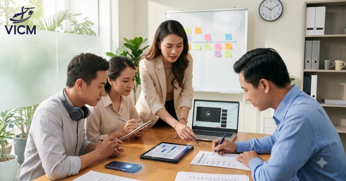 Lộ trình triển khai e-learning cho vicm