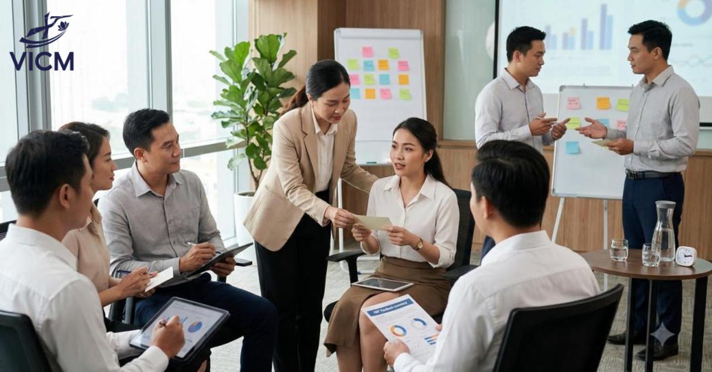 Ứng dụng trí tuệ cảm xúc trong doanh nghiệp qua đào tạo, coaching và công cụ đánh giá Ứng dụng trí tuệ cảm xúc trong doanh nghiệp qua đào tạo, coaching và công cụ đánh giá