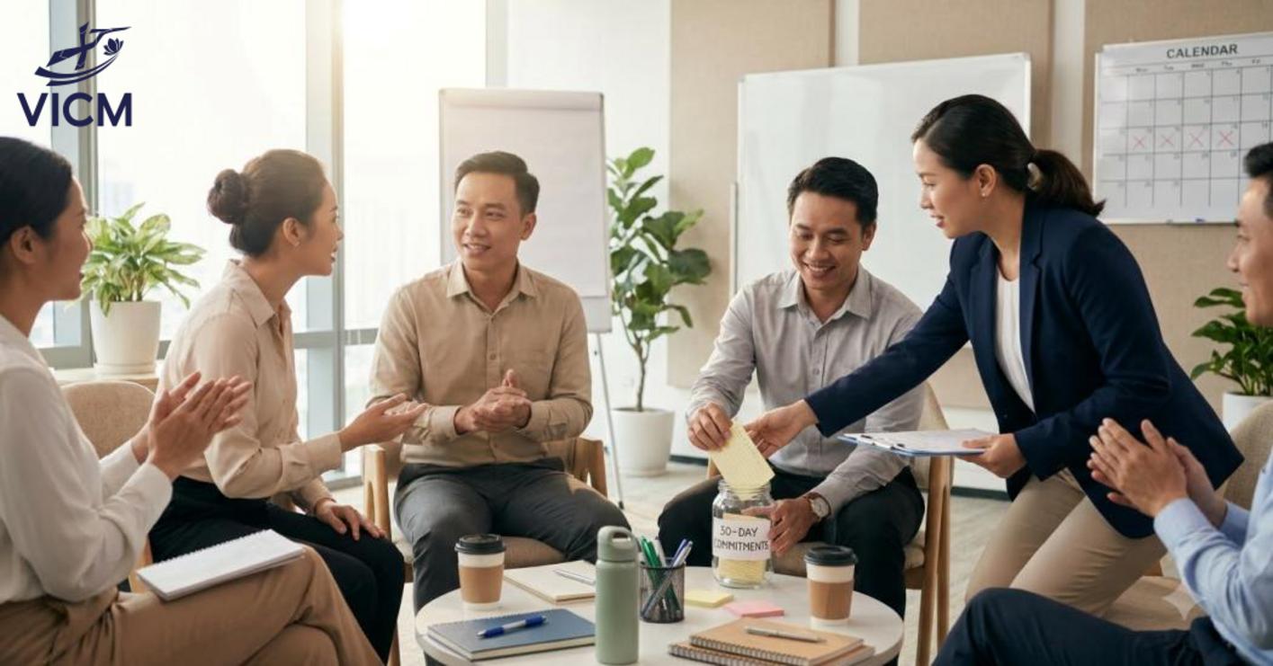 Xây dựng khung thực hành từ nhận thức đến hành vi và đo lường thực tế