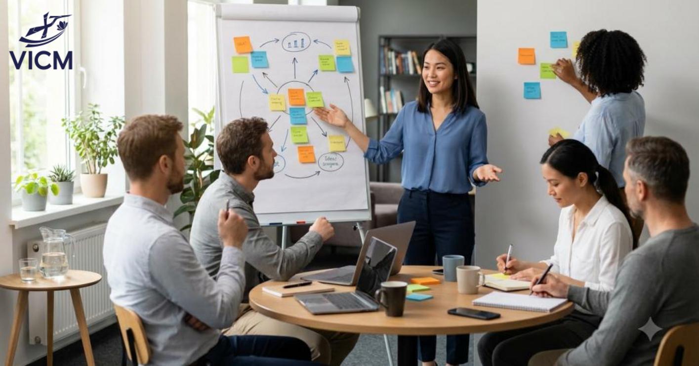 Facilitation Skills giúp thiết kế, dẫn dắt tương tác và khai thác hiệu quả nguồn lực của đội nhóm. Facilitation Skills giúp thiết kế, dẫn dắt tương tác và khai thác hiệu quả nguồn lực của đội nhóm.