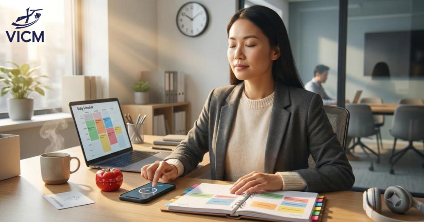 Sắp xếp công việc theo nhịp sinh học giúp tăng hiệu suất, giảm mệt mỏi và hạn chế sai sót. Sắp xếp công việc theo nhịp sinh học giúp tăng hiệu suất, giảm mệt mỏi và hạn chế sai sót.