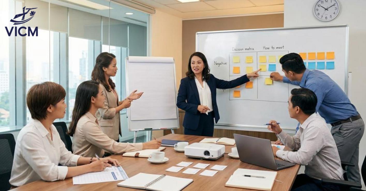 Doanh nghiệp cần khung ra quyết định rõ ràng để giảm xung đột, tăng tốc triển khai và xác định đúng trách nhiệm. Doanh nghiệp cần khung ra quyết định rõ ràng để giảm xung đột, tăng tốc triển khai và xác định đúng trách nhiệm.