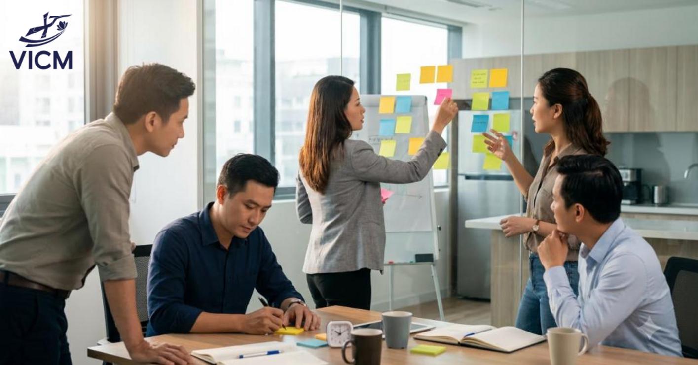Kỹ năng sáng tạo giúp biến ý tưởng thành giải pháp, xử lý vấn đề linh hoạt và duy trì hiệu suất đội nhóm. Kỹ năng sáng tạo giúp biến ý tưởng thành giải pháp, xử lý vấn đề linh hoạt và duy trì hiệu suất đội nhóm.