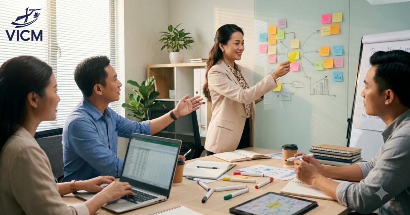 Kỹ năng sáng tạo giúp nhìn vấn đề đa chiều, thích nghi nhanh và biến ý tưởng thành kết quả thực tế. Kỹ năng sáng tạo giúp nhìn vấn đề đa chiều, thích nghi nhanh và biến ý tưởng thành kết quả thực tế.