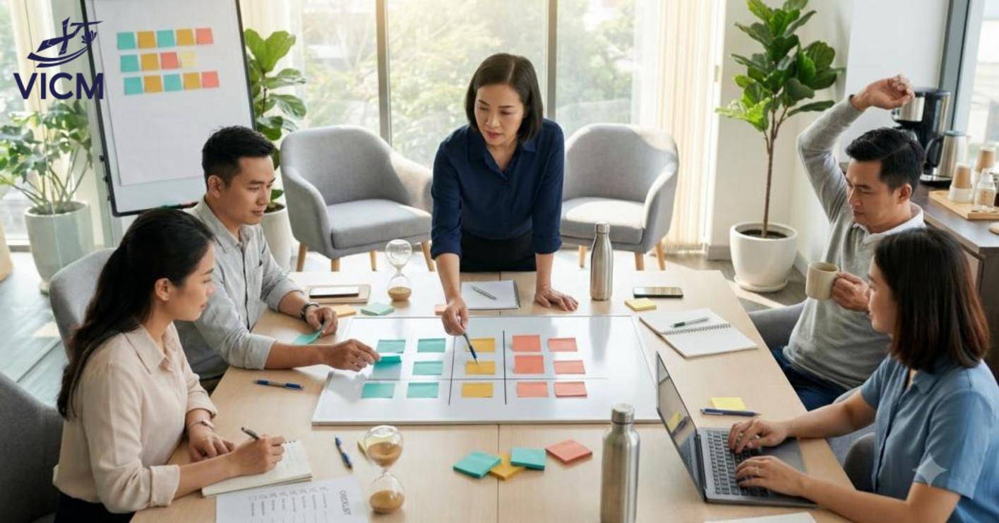 Rèn luyện kỹ năng tổ chức qua thói quen, quy trình và ưu tiên giúp cá nhân cùng đội nhóm phối hợp hiệu quả. Rèn luyện kỹ năng tổ chức qua thói quen, quy trình và ưu tiên giúp cá nhân cùng đội nhóm phối hợp hiệu quả.