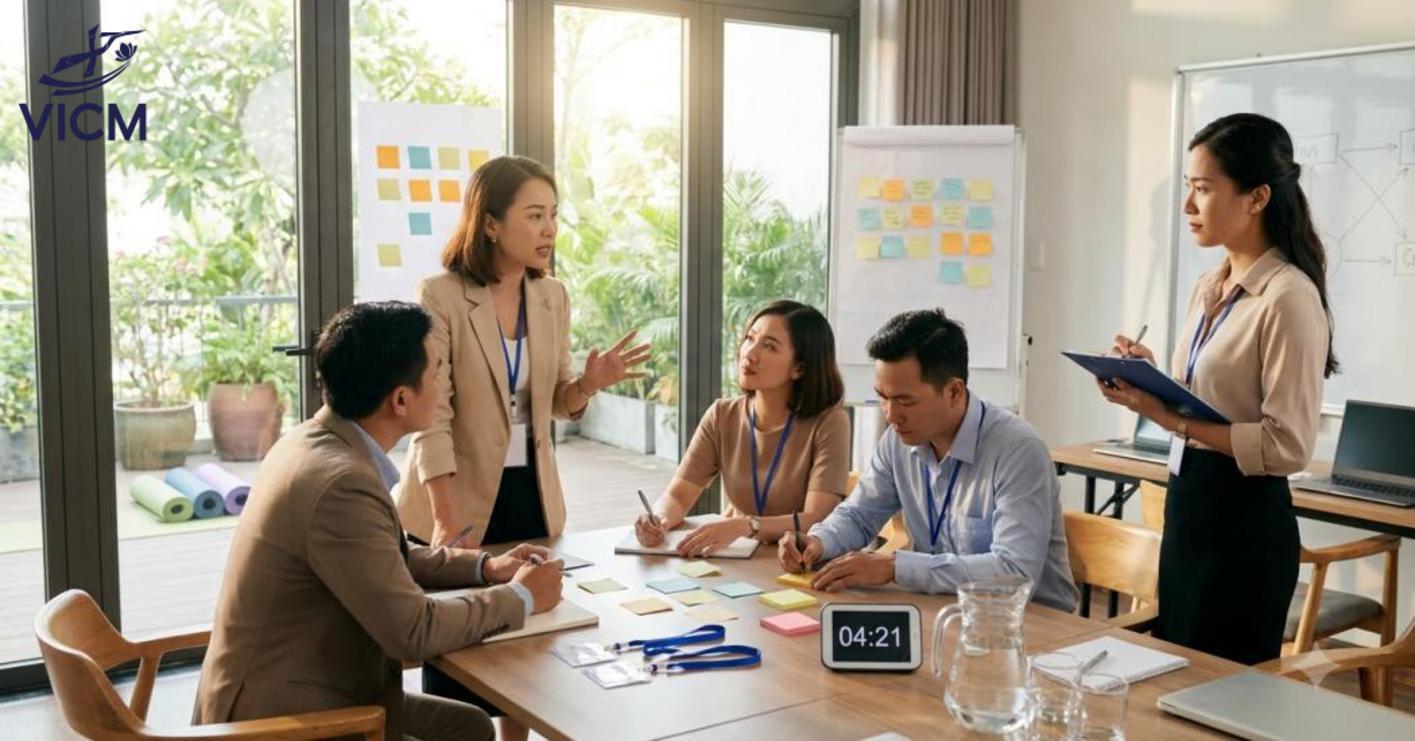 Leadership Training cùng VICM giúp doanh nghiệp phát triển đội ngũ lãnh đạo phù hợp và bền vững Leadership Training cùng VICM giúp doanh nghiệp phát triển đội ngũ lãnh đạo phù hợp và bền vững