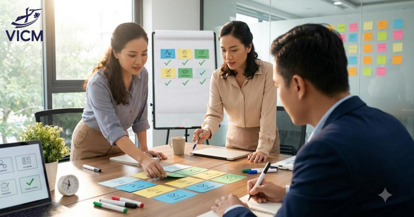 Viết outcomes bằng hành vi cụ thể, bối cảnh rõ và tiêu chí đạt