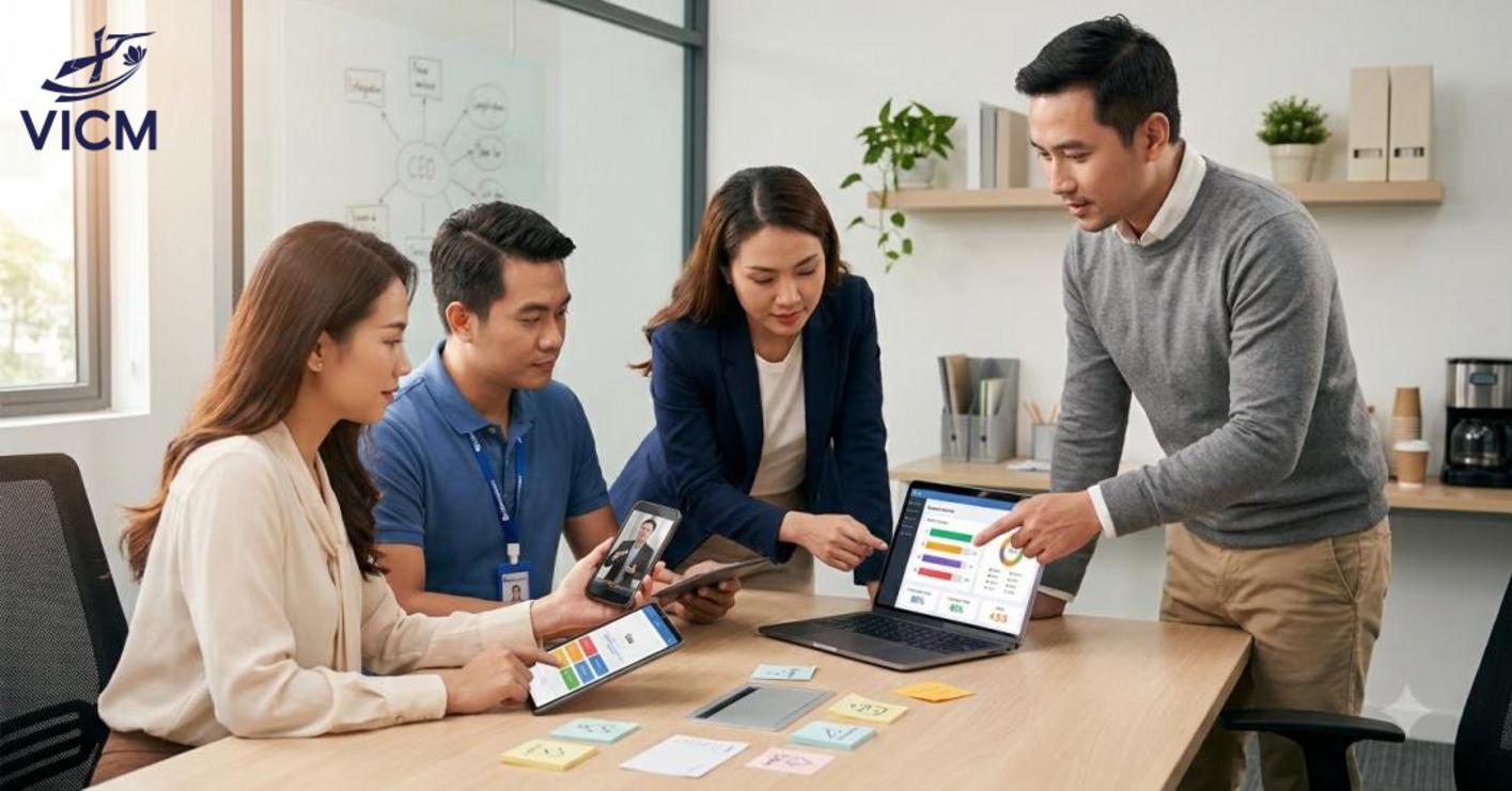 Ứng dụng microlearning trong đào tạo kỹ năng mềm cho nhân viên tại vicm