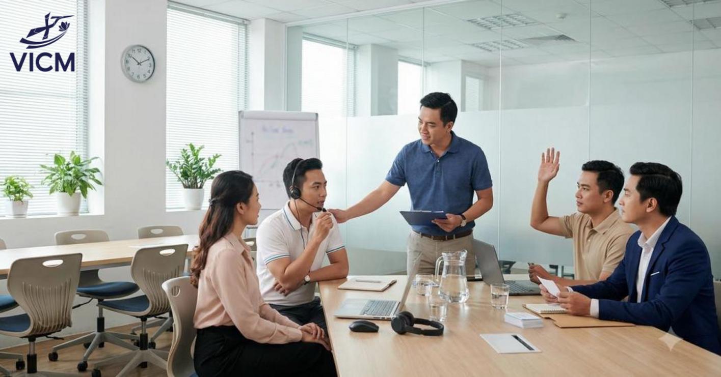 Sales Training chuyển hóa kiến thức thành kỹ năng bán hàng qua thực hành và phản hồi