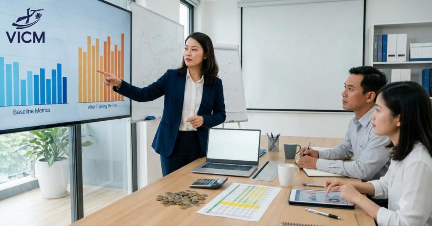 Cách tính training roi với baseline trước – sau